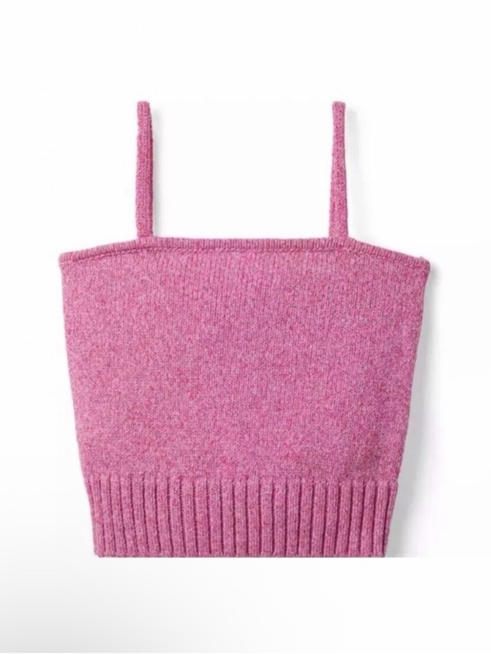 Janie and Jack Sweater Cami Tank Top Pink Size 18 Girls